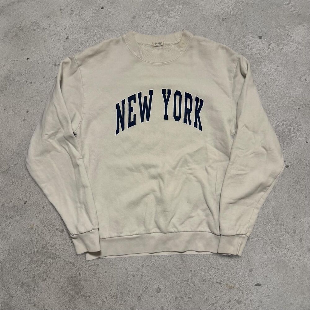 John Galt Brand Melville Crewneck New York Spell Out Women’s One Size